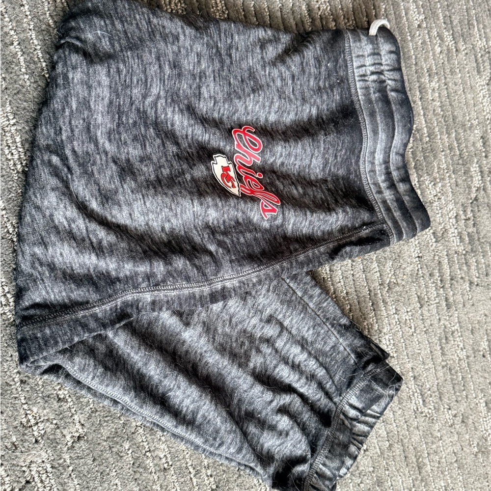 Women's Concepts Sport Charcoal Kansas City Chiefs Knit Capri Pant - Picture 2 of 6